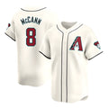 Arizona Diamondbacks #8 James McCann Player Cream Limited Home Game Stitched Baseball Jersey