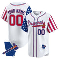 Atlanta Braves 2024 Independence Day Vapor Premier Limited Custom Jersey V2 – All Stitched Baseball Jersey