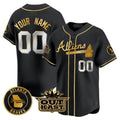 Atlanta Braves Atliens Vapor Premier Limited Custom Jersey – Black Baseball Jersey