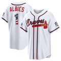 Atlanta Braves #1 Ozzie Albies 2026 All-Star Edition Stars & Stripes White Stadium Baseball Jersey