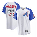Atlanta Braves #31 Greg Maddux Player White USA 250 Fourth Of July City Connect Home Game Stitched Baseball Jersey