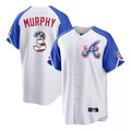 Atlanta Braves #3 Dale Murphy Player White USA 250 Fourth Of July City Connect Home Game Stitched Baseball Jersey