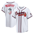 Atlanta Braves #3 Dale Murphy Player White USA 250 Fourth Of July Limited Home Game Stitched Baseball Jersey