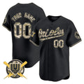 Baltimore Orioles Armed Forces Day Vapor Premier Limited Custom Jersey – Black Baseball Jersey