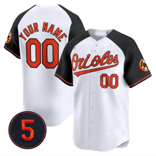 Baltimore Orioles Robinson Patch Vapor Premier Limited Custom Jersey V2 – All Stitched-White Baseball Jersey