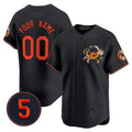 Baltimore Orioles Robinson Patch Vapor Premier Limited Custom Jersey V3 – Black Baseball Jersey