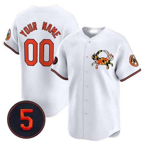 Baltimore Orioles Robinson Patch Vapor Premier Limited Custom Jersey V3 – White Baseball Jersey