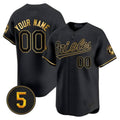 Baltimore Orioles Robinson Patch Vapor Premier Limited Custom Jersey – Black Baseball Jersey