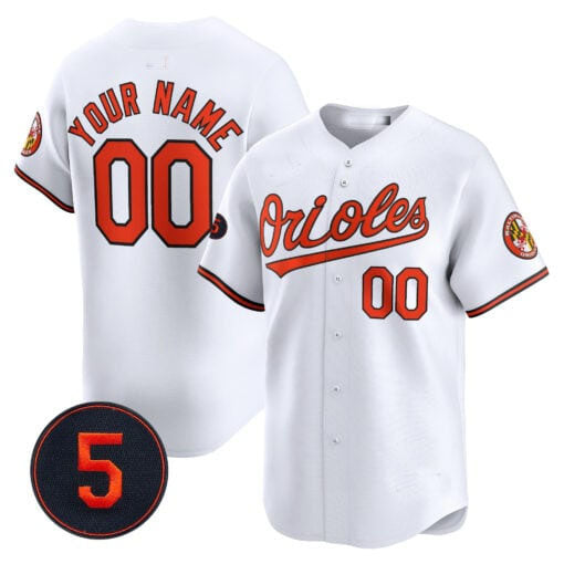 Baltimore Orioles Robinson Patch Vapor Premier Limited Custom Jersey – White Baseball Jersey