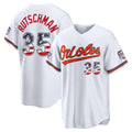Baltimore Orioles #35 Adley Rutschman 2026 All-Star Edition Stars & Stripes White Stadium Baseball Jersey