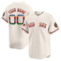 Boston Red Sox Mexico Vapor Premier Limited Custom Jersey – Cream Baseball Jersey