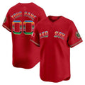 Boston Red Sox Mexico Vapor Premier Limited Custom Jersey – Red Baseball Jersey