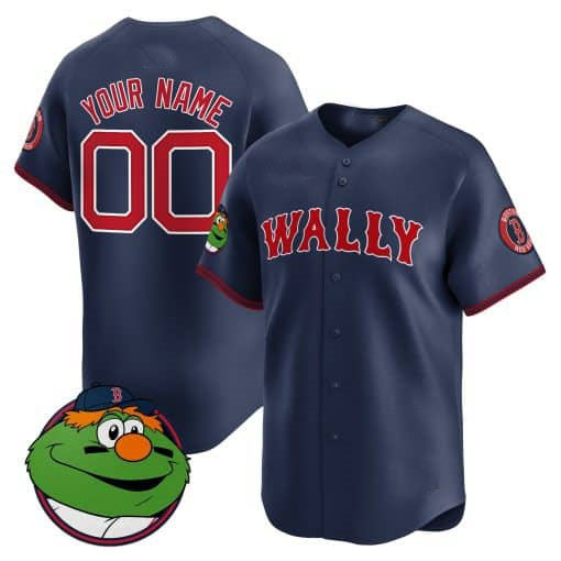 Boston Red Sox Wally Vapor Premier Limited Custom Jersey – Navy Baseball Jersey