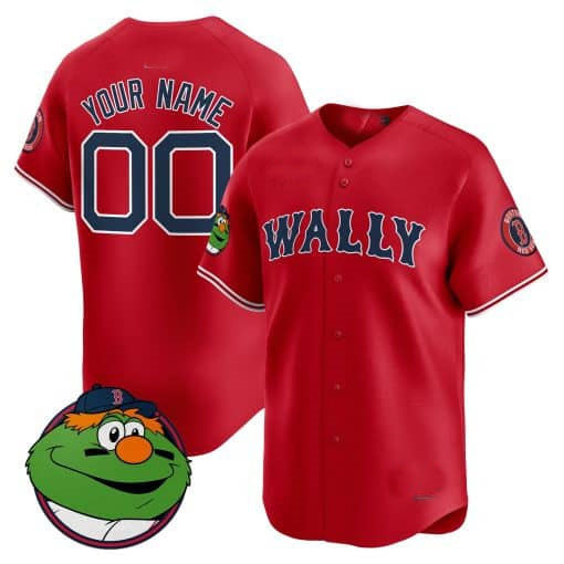 Boston Red Sox Wally Vapor Premier Limited Custom Jersey – Red Baseball Jersey
