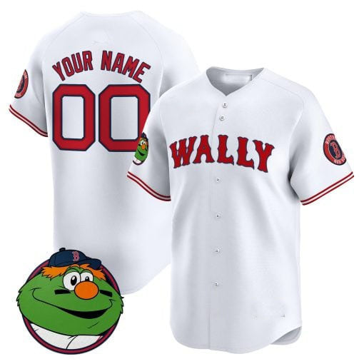 Boston Red Sox Wally Vapor Premier Limited Custom Jersey – White Baseball Jersey
