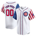 Chicago Cubs 2024 Independence Day Vapor Premier Limited Custom Jersey – All Stitched-White Baseball Jersey