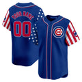 Chicago Cubs 2024 Independence Day Vapor Premier Limited Custom Jersey – Royal Baseball Jersey