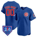 Chicago Cubs 2024 Spring Training Patch Vapor Premier Limited Custom Jersey – Royal Baseball Jersey