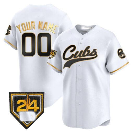 Chicago Cubs 2024 Spring Training Patch Vapor Premier Limited Custom Jersey – White Alternate Baseball Jersey