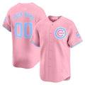 Chicago Cubs Bubblegum Pink Vapor Premier Limited Custom Jersey – All Stitched-Pink Baseball Jersey