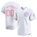 Chicago Cubs Bubblegum Pink Vapor Premier Limited Custom Jersey – White Baseball Jersey