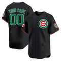 Chicago Cubs Mexico Vapor Premier Limited Custom Jersey V3 – Black Baseball Jersey