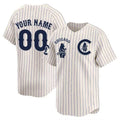 Chicago Cubs Special Vapor Premier Limited Custom Jersey V2 – All Stitched-Cream Pinstripe Baseball Jersey