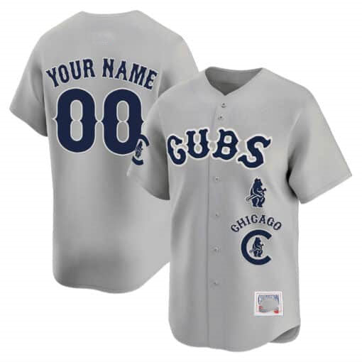 Chicago Cubs Special Vapor Premier Limited Custom Jersey – Gray Baseball Jersey