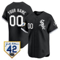 Chicago White Sox 2024 Jackie Robinson Patch Vapor Premier Limited Custom Jersey – Black Baseball Jersey