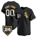 Chicago White Sox 2024 Spring Training Patch Vapor Premier Limited Custom Jersey – All Stitched-Black Gold Baseball Jersey