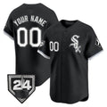 Chicago White Sox 2024 Spring Training Patch Vapor Premier Limited Custom Jersey – Black Baseball Jersey
