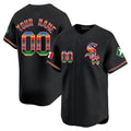 Chicago White Sox Mexico Vapor Premier Limited Custom Jersey V2- Black Baseball Jersey