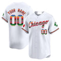 Chicago White Sox Mexico Vapor Premier Limited Custom Jersey V3- All Stitched-White Baseball Jersey