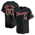 Chicago White Sox Mexico Vapor Premier Limited Custom Jersey V3- Black Baseball Jersey