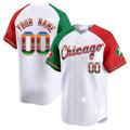 Chicago White Sox Mexico Vapor Premier Limited Custom Jersey V3- White Baseball Jersey