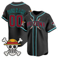 Custom Arizona Diamondbacks x One Piece Black Vapor Premier Limited Jersey - Stitched Baseball Jersey