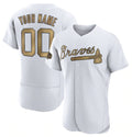 Custom Atlanta Braves Active Player White 2022 All-Star Flex Base Stitched Baseball Jersey