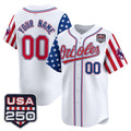Custom Baltimore Orioles America 250 Edition Vapor Premier Limited White Stitched Baseball Jersey