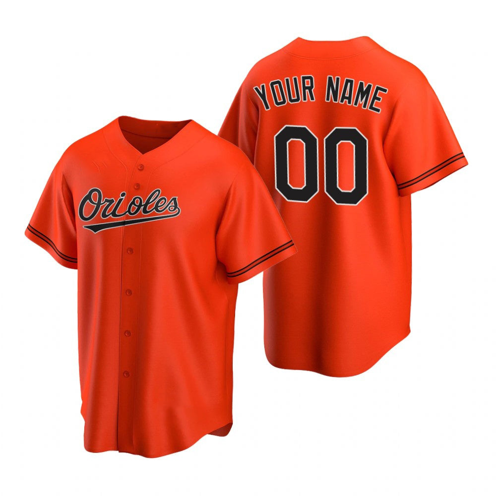 Custom Baltimore Orioles Orange 2020 Stitched Cool Baseball Jersey HELVY