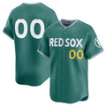 Custom Boston Red Sox ACTIVE PLAYER Green 2025 City Connect Limited Stitched Baseball Jersey HELVY