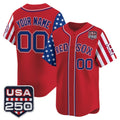 Custom Boston Red Sox America 250 Edition Vapor Premier Limited Red  Stitched Baseball Jersey