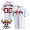 Custom Boston Red Sox x One Piece White Vapor Premier Limited Jersey - Stitched Baseball Jersey