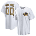 Custom Cincinnati Reds Active Player White 2022 All-Star Cool Base Stitched Baseball Jersey
