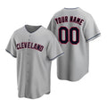Custom Cleveland Indians Gray 2020 Stitched Cool Base Road Baseball Jersey