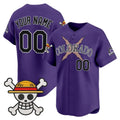 Custom Colorado Rockies x One Piece Purple Vapor Premier Limited Jersey - Stitched Baseball Jersey