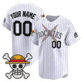 Custom Colorado Rockies x One Piece White Vapor Premier Limited Jersey - Stitched Baseball Jersey