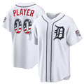 Custom Detroit Tigers 2026 All-Star Edition Stars & Stripes White Stadium Pick-A-Player Baseball Jersey