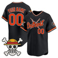 Custom Detroit Tigers x One Piece Black Vapor Premier Limited Jersey - Stitched Baseball Jersey