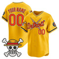 Custom Detroit Tigers x One Piece Gold Vapor Premier Limited Jersey - Stitched Baseball Jersey