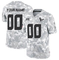 Custom H.Texans Active Player 2024 F.U.S.E Arctic Camo Salute To Service Limited Stitched Jersey